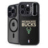 NBA Milwaukee Bucks Standard - Black iPhone 15 Pro Kickstand Case