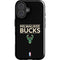 NBA Milwaukee Bucks Standard - Black iPhone 16 Impact Case