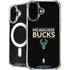 NBA Milwaukee Bucks Standard - Black iPhone 16 MagSafe Case