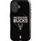 NBA Milwaukee Bucks Standard - Black iPhone 16 Magsafe Impact Case