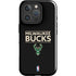 NBA Milwaukee Bucks Standard - Black iPhone 16 Pro Impact Case