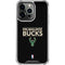 NBA Milwaukee Bucks Standard - Black iPhone 16 Pro Max Clear Case