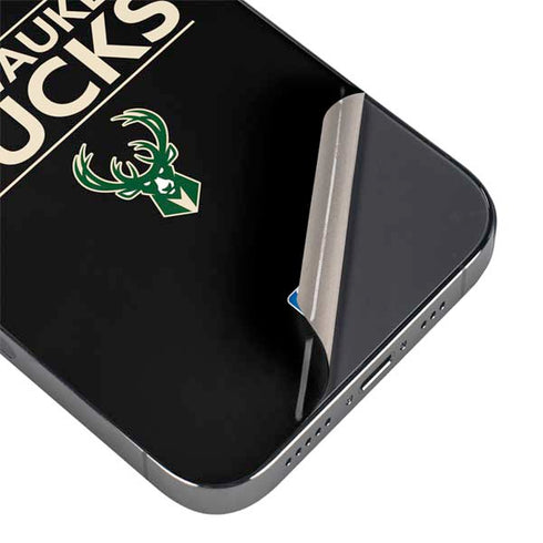 NBA Milwaukee Bucks Standard - Black iPhone 16 Pro Max Skin