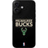 NBA Milwaukee Bucks Standard - Black iPhone 16 Skin
