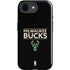 NBA Milwaukee Bucks Standard - Black iPhone 16e Impact Case