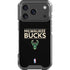 NBA Milwaukee Bucks Standard - Black iPhone 18 Pro Clear Case