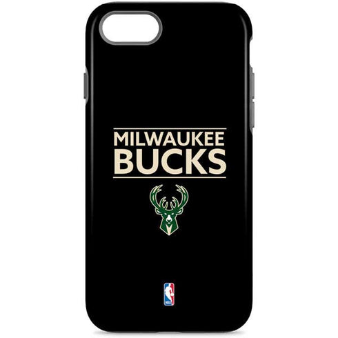 NBA Milwaukee Bucks Standard - Black iPhone Cases
