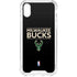 NBA Milwaukee Bucks Standard - Black iPhone XS Clear Case