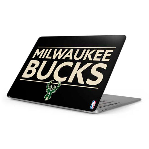 NBA Milwaukee Bucks Standard - Black Apple MacBook Pro 16-inch Skin