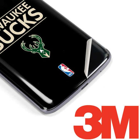 NBA Milwaukee Bucks Standard - Black Moto E5 Plus Skin