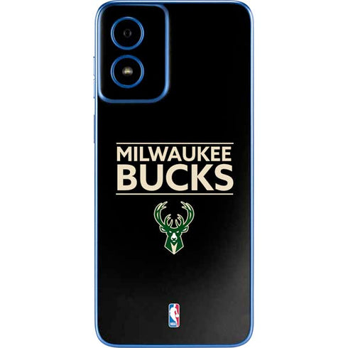 NBA Milwaukee Bucks Standard - Black Moto G Play 4G (2024) Skin