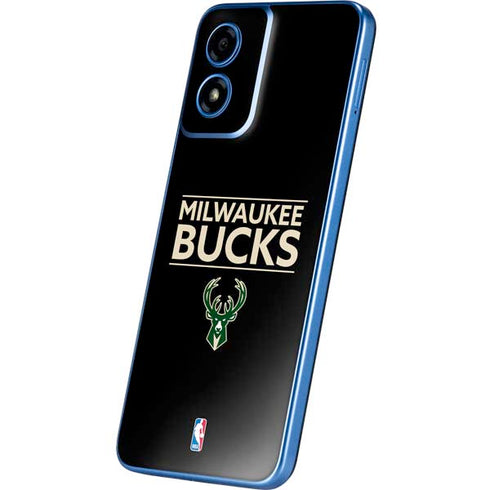 NBA Milwaukee Bucks Standard - Black Moto G Play 4G (2024) Skin