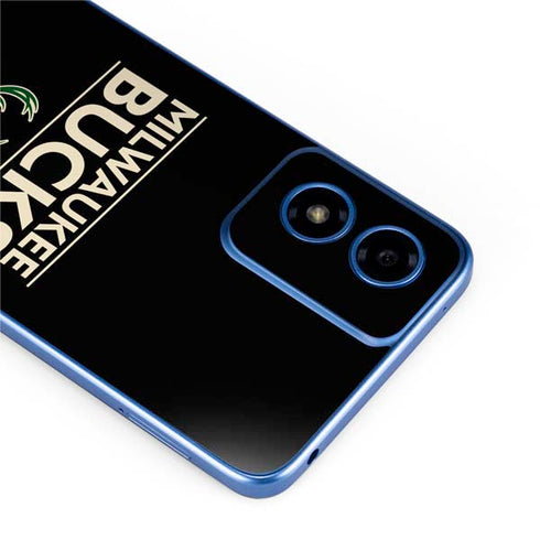 NBA Milwaukee Bucks Standard - Black Moto G Play 4G (2024) Skin