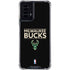 NBA Milwaukee Bucks Standard - Black Moto G Power 5G (2024) Clear Case