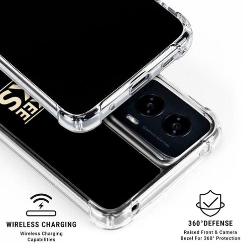 NBA Milwaukee Bucks Standard - Black Moto G Power 5G (2024) Clear Case