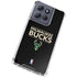 NBA Milwaukee Bucks Standard - Black Moto G Power 5G (2025) Clear Case