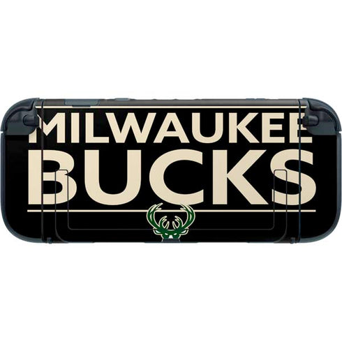 NBA Milwaukee Bucks Standard - Black Nintendo Switch 2 (2025) with Joy-Con Skin