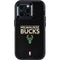 NBA Milwaukee Bucks Standard - Black Otterbox Defender iPhone Skin