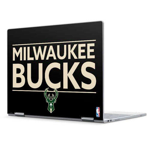 NBA Milwaukee Bucks Standard - Black Pixelbook Skin