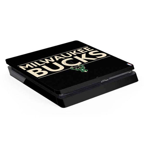NBA Milwaukee Bucks Standard - Black PlayStation PS4 Skins