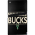 NBA Milwaukee Bucks Standard - Black PS5 Pro Console Skin
