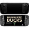NBA Milwaukee Bucks Standard - Black Steam Deck Handheld Gaming Computer OLED Skin
