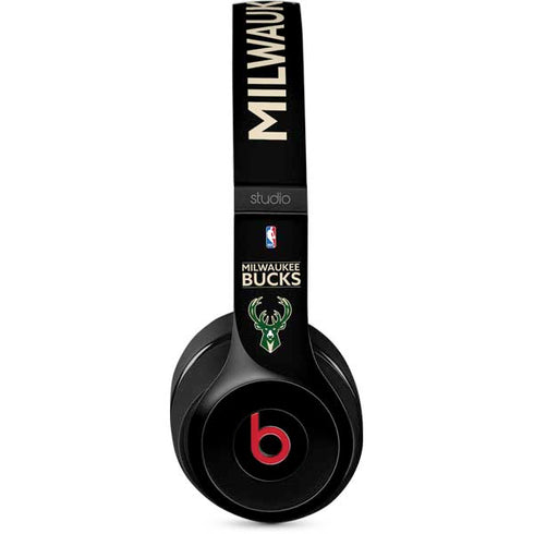NBA Milwaukee Bucks Standard - Black Studio Wireless Skin