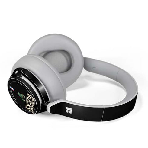 NBA Milwaukee Bucks Standard - Black Surface Headphones Skin