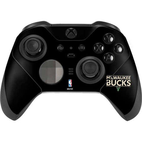 NBA Milwaukee Bucks Standard - Black Xbox Elite Wireless Controller Series 2 Skin