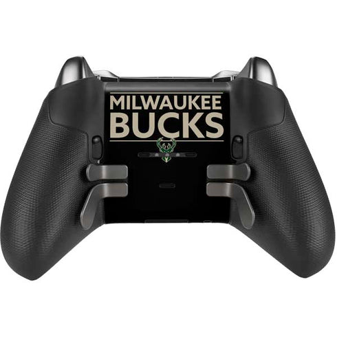 NBA Milwaukee Bucks Standard - Black Xbox Elite Wireless Controller Series 2 Skin
