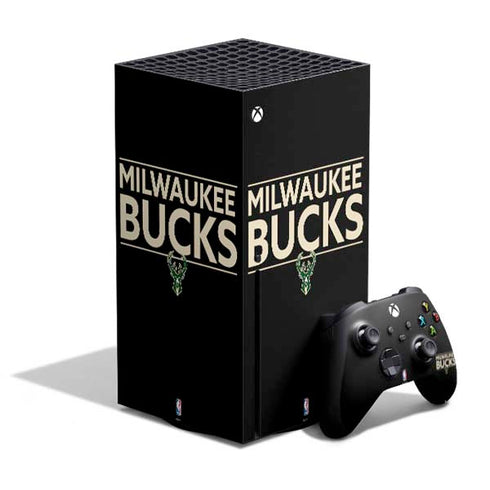 NBA Milwaukee Bucks Standard - Black Xbox Series X Bundle Skin