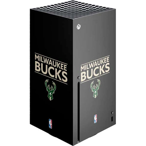 NBA Milwaukee Bucks Standard - Black Xbox Series X Skins
