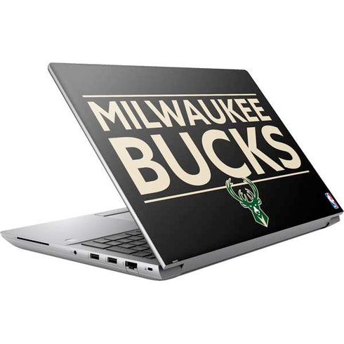 NBA Milwaukee Bucks Standard - Black HP ZBook Fury 16 G10 Skin