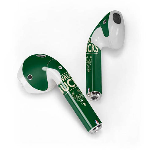 NBA Milwaukee Bucks Standard - Green Apple AirPods Skin