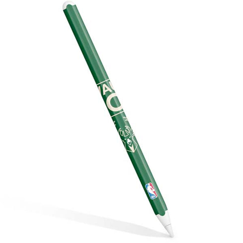 NBA Milwaukee Bucks Standard - Green Apple Pencil (2nd Gen 2019) Skin