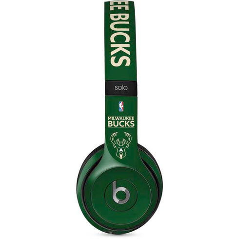 NBA Milwaukee Bucks Standard - Green Beats Solo 2 Wired Skin
