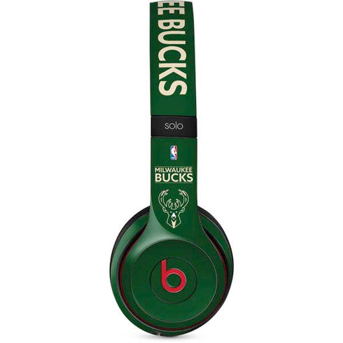 NBA Milwaukee Bucks Standard - Green Beats Solo 2 Wireless Skin