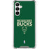 NBA Milwaukee Bucks Standard - Green Galaxy A16 5G Clear Case