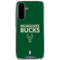 NBA Milwaukee Bucks Standard - Green Galaxy A36 5G Clear Case