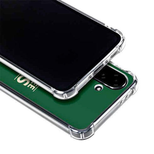 NBA Milwaukee Bucks Standard - Green Galaxy A36 5G Clear Case