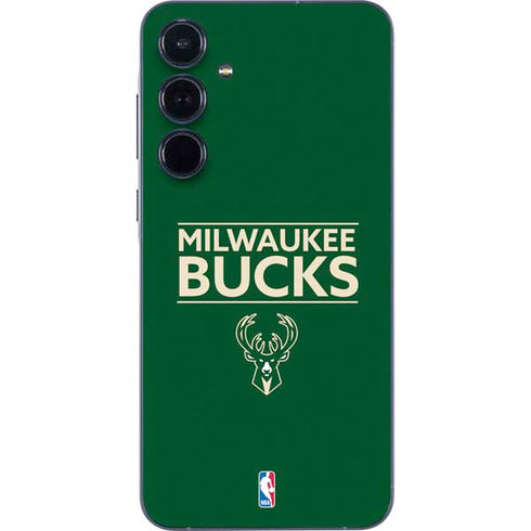 NBA Milwaukee Bucks Standard - Green Galaxy A36 5G Skin