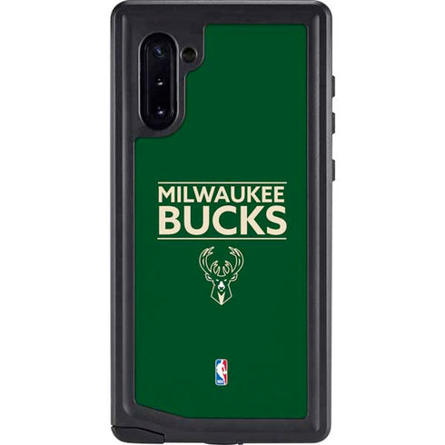 NBA Milwaukee Bucks Standard - Green Galaxy Cases