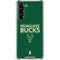 NBA Milwaukee Bucks Standard - Green Galaxy S24 FE Clear Case