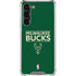 NBA Milwaukee Bucks Standard - Green Galaxy S24 FE Clear Case