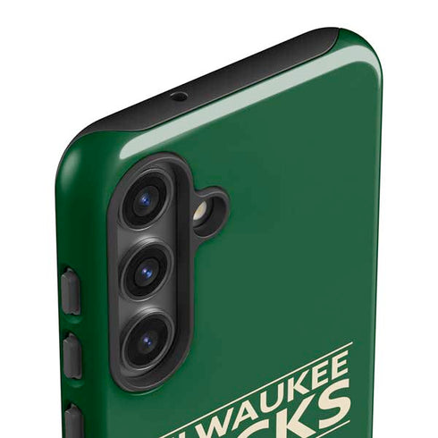 NBA Milwaukee Bucks Standard - Green Galaxy S25 Impact Case