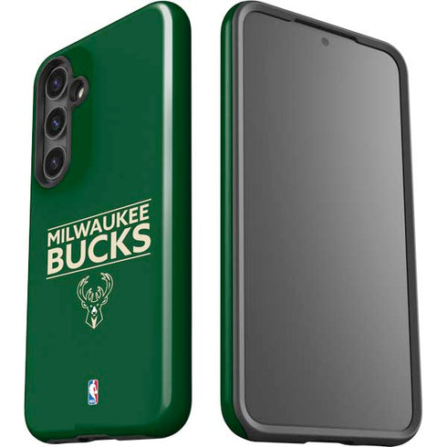 NBA Milwaukee Bucks Standard - Green Galaxy S25 Impact Case