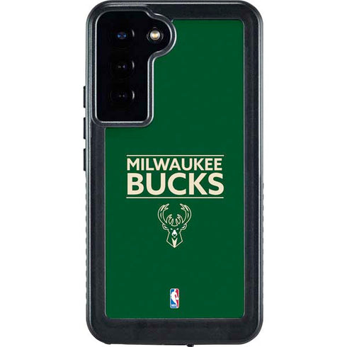 NBA Milwaukee Bucks Standard - Green Galaxy S24 Plus Waterproof Case