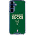 NBA Milwaukee Bucks Standard - Green Galaxy S25 Clear Case
