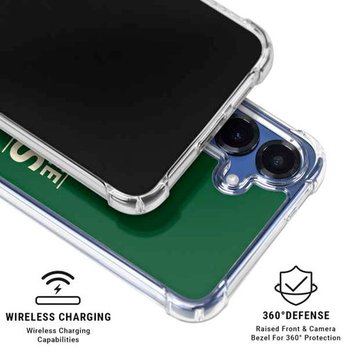 NBA Milwaukee Bucks Standard - Green Galaxy S25 Clear Case