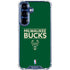 NBA Milwaukee Bucks Standard - Green Galaxy S25 Plus Clear Case